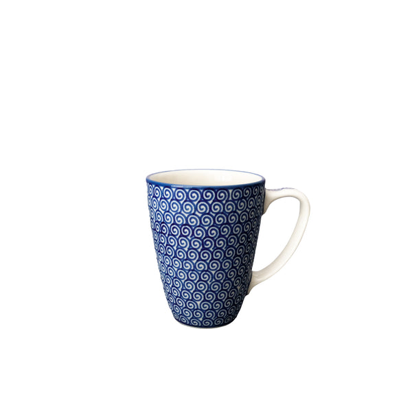 Boleslawiec Handmade Stoneware Coffee Mug - Medium 12oz, Ceramika Artystyczna, 28x